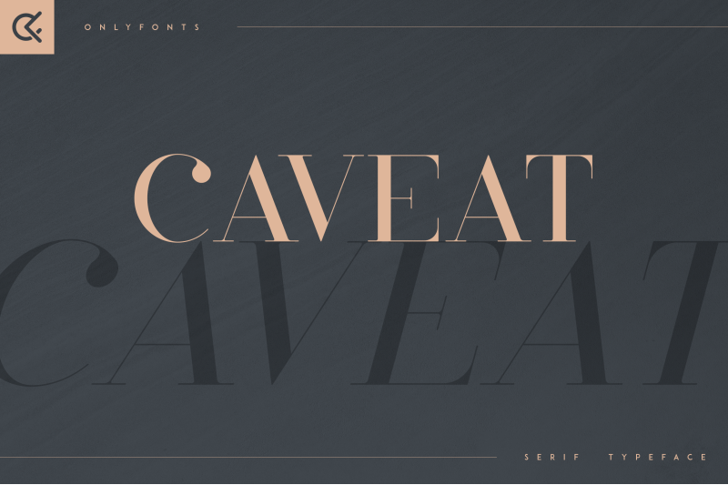 caveat-luxury-serif-typeface