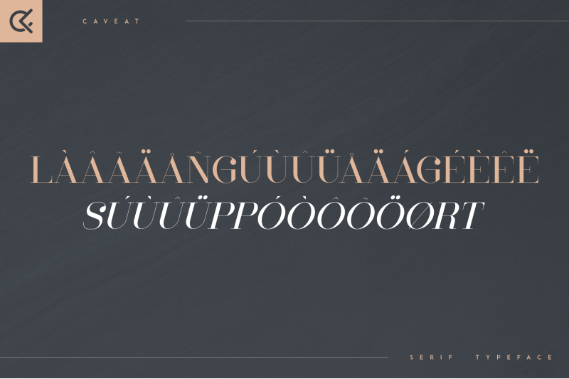 caveat-luxury-serif-typeface