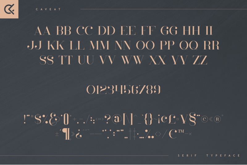 caveat-luxury-serif-typeface