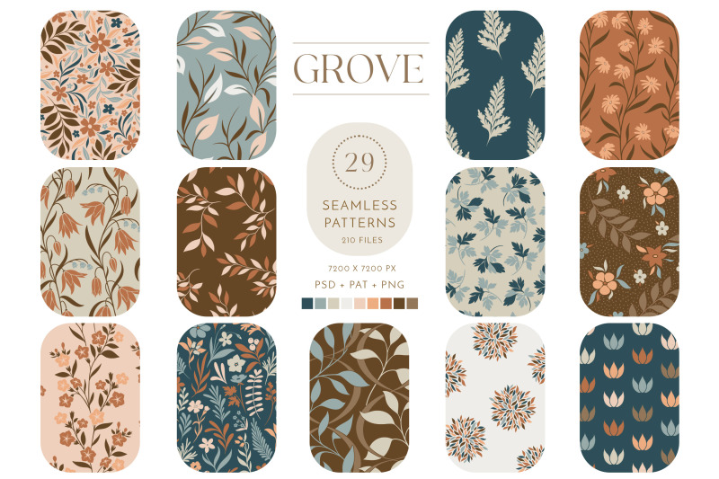 grove-seamless-pattern-collection