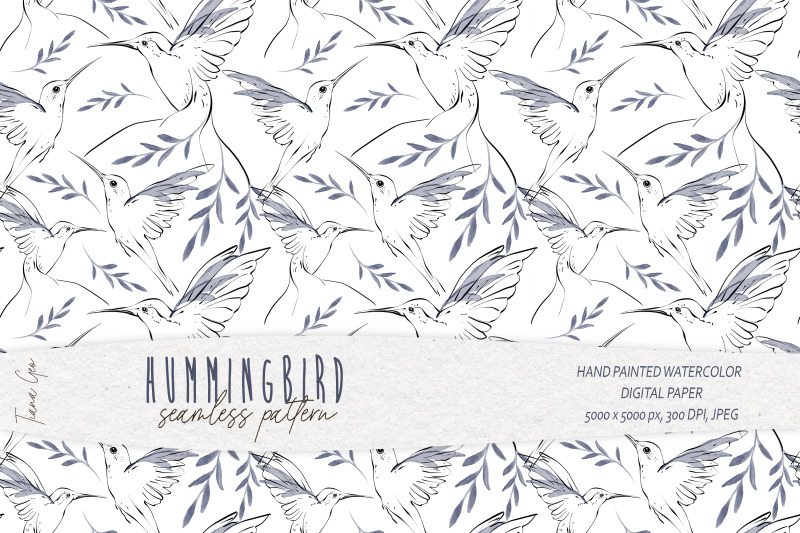 hummingbird-seamless-patterns-digital-paper-4-jpeg-files