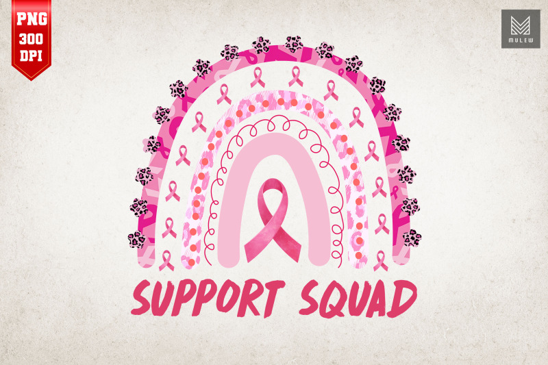 support-squad-breast-cancer-pink-rainbow