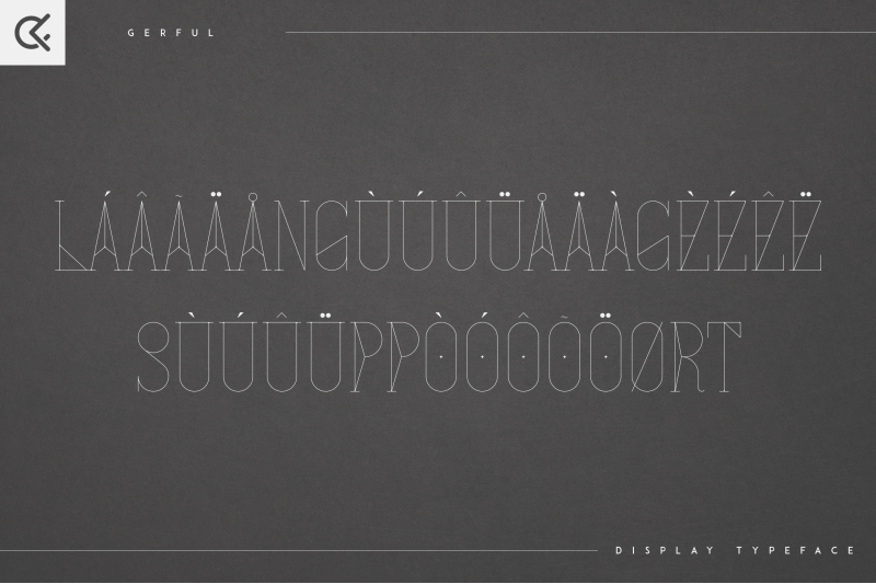 gerful-creative-display-typeface