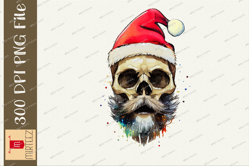 santa-claus-skull-christmas