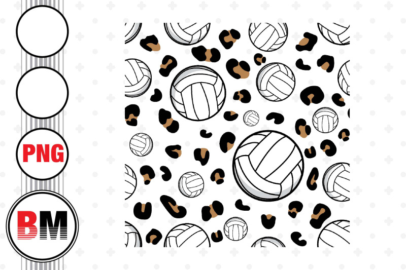 volleyball-leopard-pattern-png-files