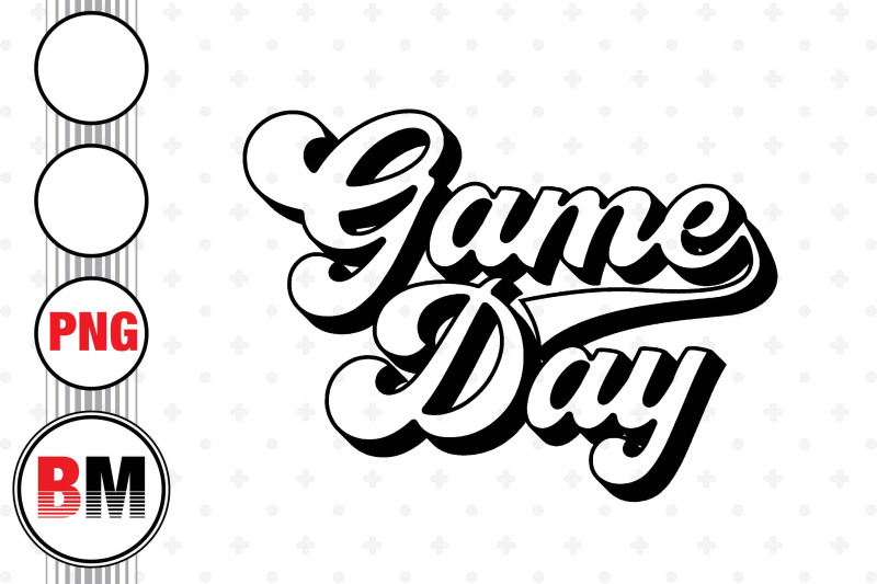 game-day-retro-png-files