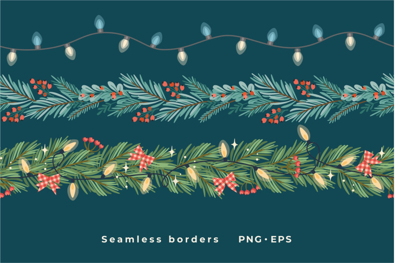 christmas-wreaths-amp-borders