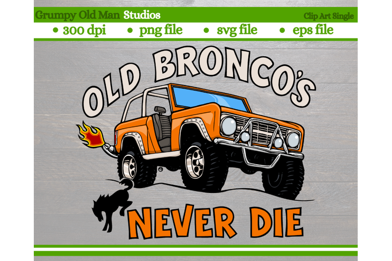 cartoon-classic-4x4-suv-with-open-top-old-broncos-never-die