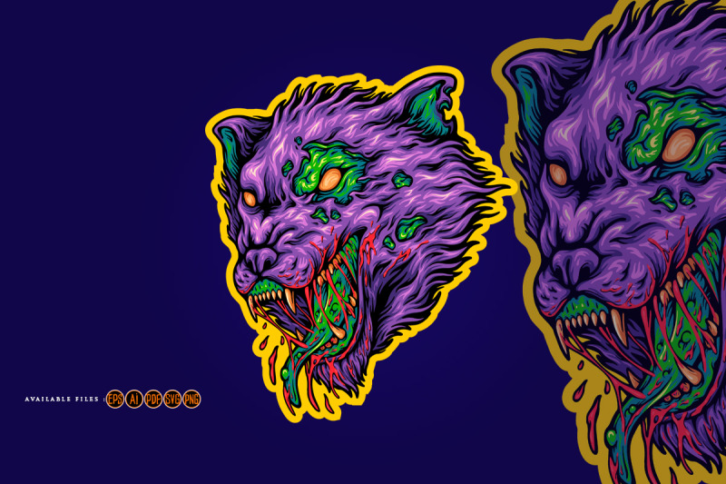 angry-werewolf-head-zombie-svg