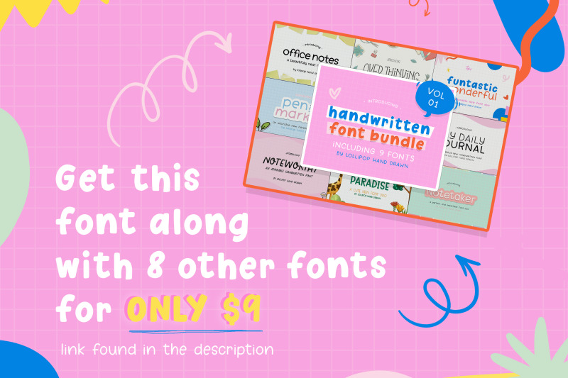 my-daily-journal-font-tidy-fonts-neat-fonts-craft-fonts