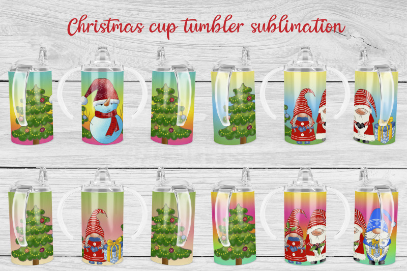 sippy-tumbler-sublimation-christmas-gnome-tumbler