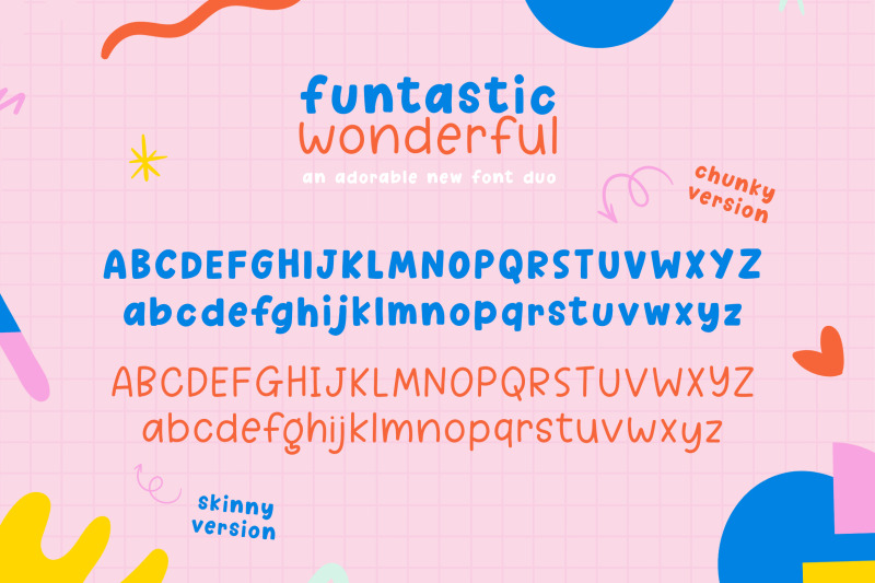 funtastic-wonderful-font-duo-font-duo-canva-fonts-procreate-fonts
