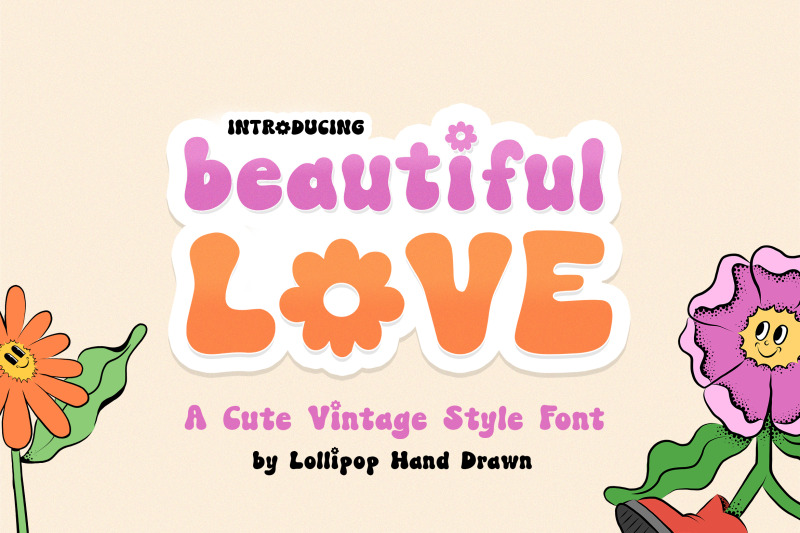 beautiful-love-font-groovy-fonts-vintage-fonts-retro-fonts