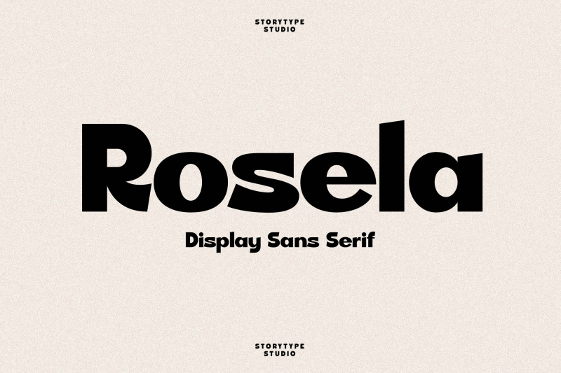 rosela-typeface