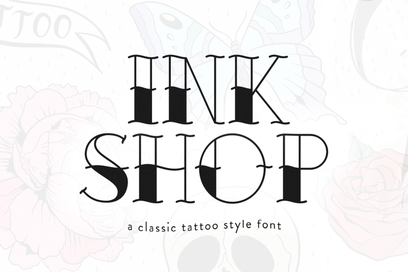 inkshop-old-school-tattoo-font