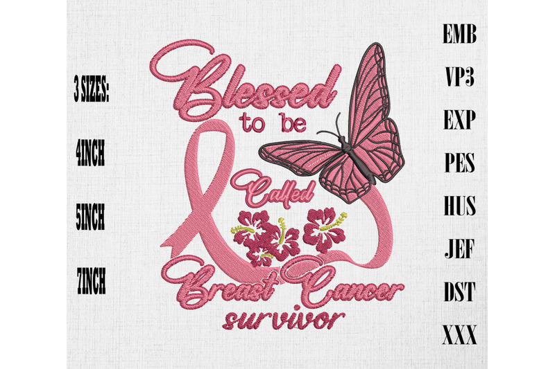 breast-cancer-survivor-pink-ribbon-amp-butterfly-embroidery
