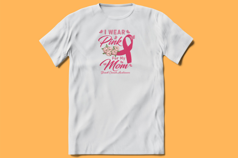 i-wear-pink-for-my-mom-breast-cancer-embroidery