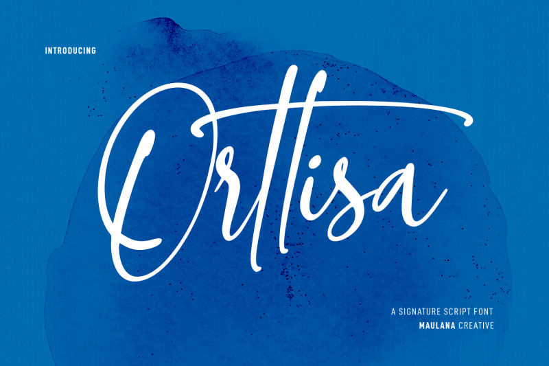 orttisa-signature-script-font