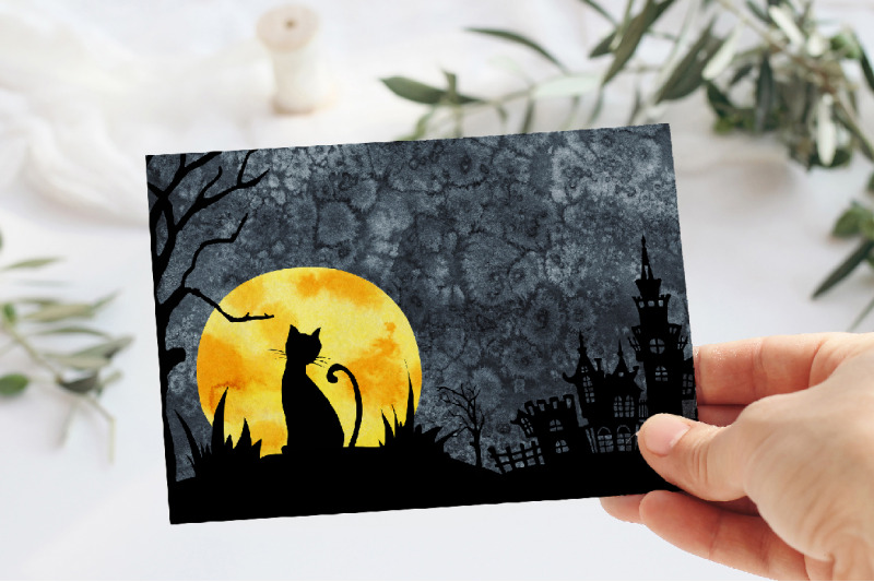 halloween-watercolor-backgrounds-and-clipart