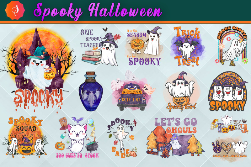 spooky-halloween-t-shirt-bundle