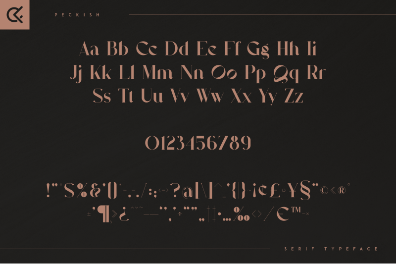 peckish-bold-serif-typeface