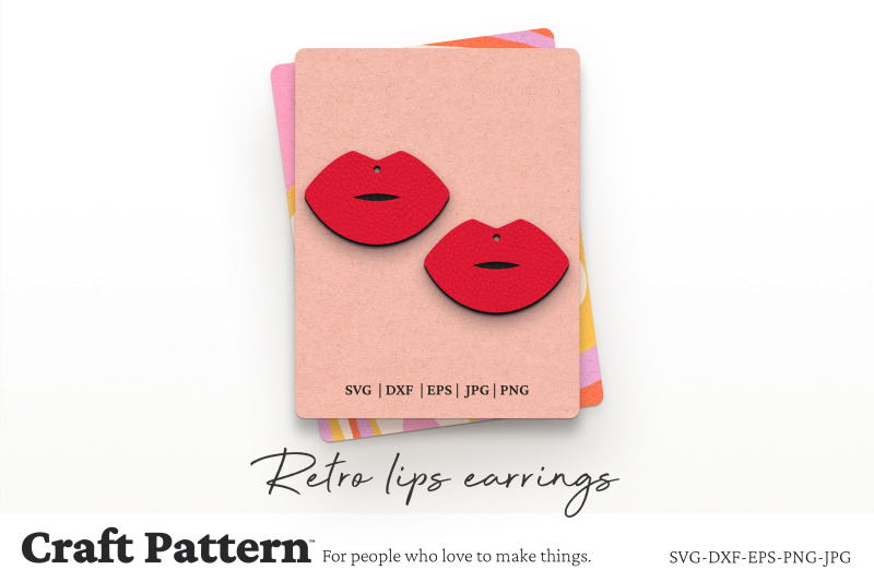 lips-earrings-svg-earring-svg-earring-template-laser-cut-files