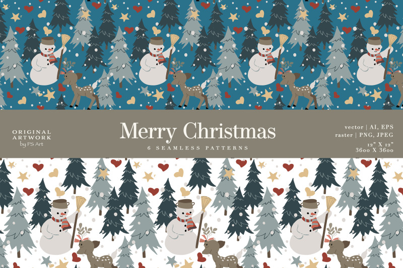 christmas-patterns-and-clip-art