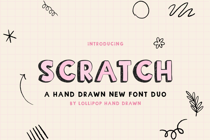 scratch-font-doodle-fonts-modern-fonts-cool-fonts
