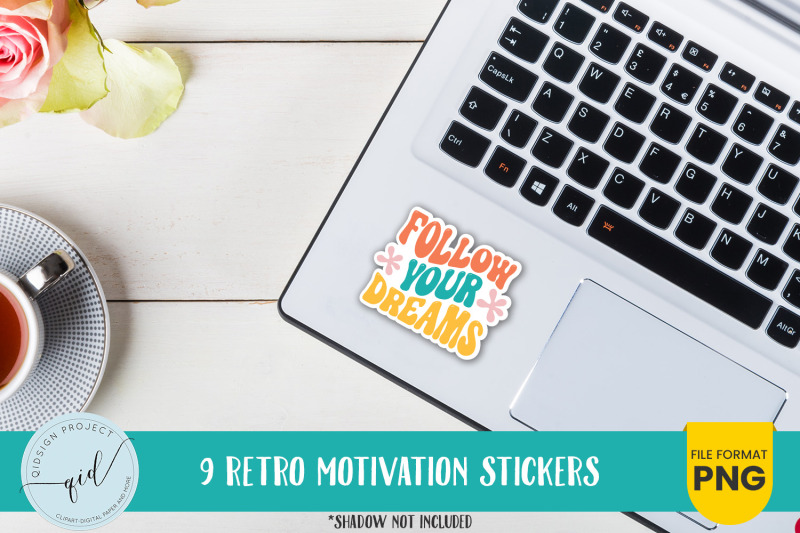 retro-motivation-stickers-9-variations