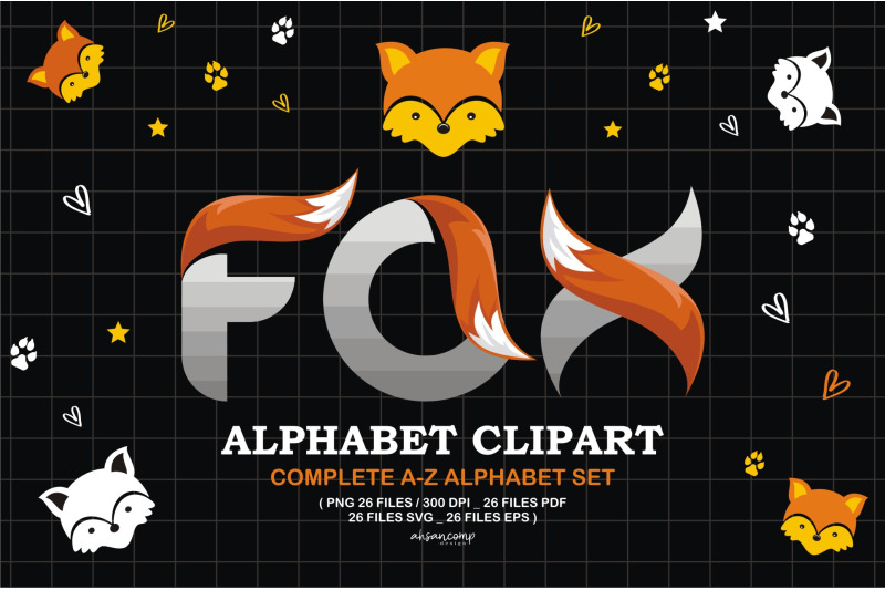 fox-alphabet-clipart-1