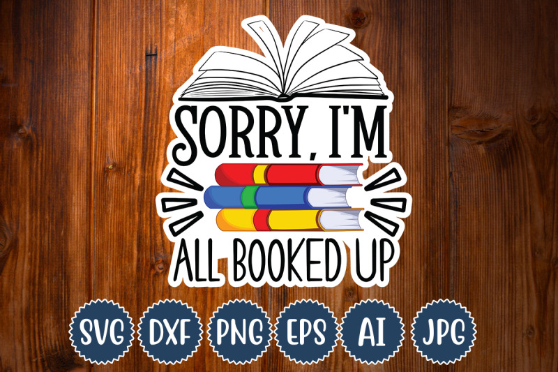 book-lover-sticker-design