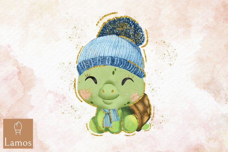 hello-winter-turtle-clipart