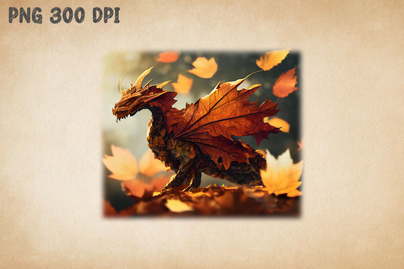 fall-leaves-dragon