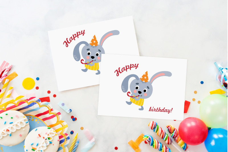 rabbits-party-svg