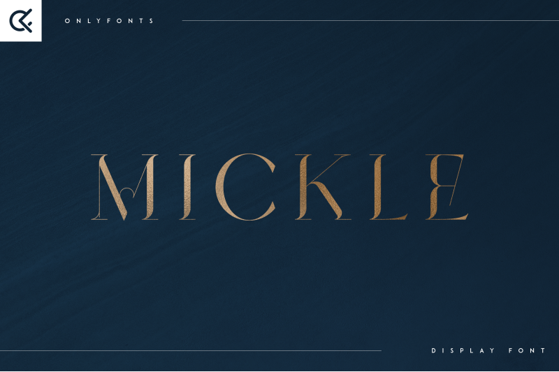 mickle-creative-display-font