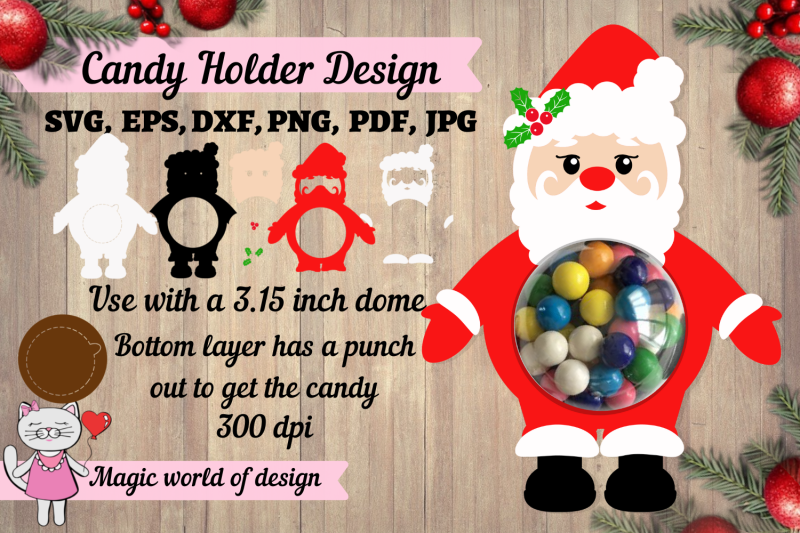 santa-claus-candy-dome-ornament-sweet-holder-design-svg