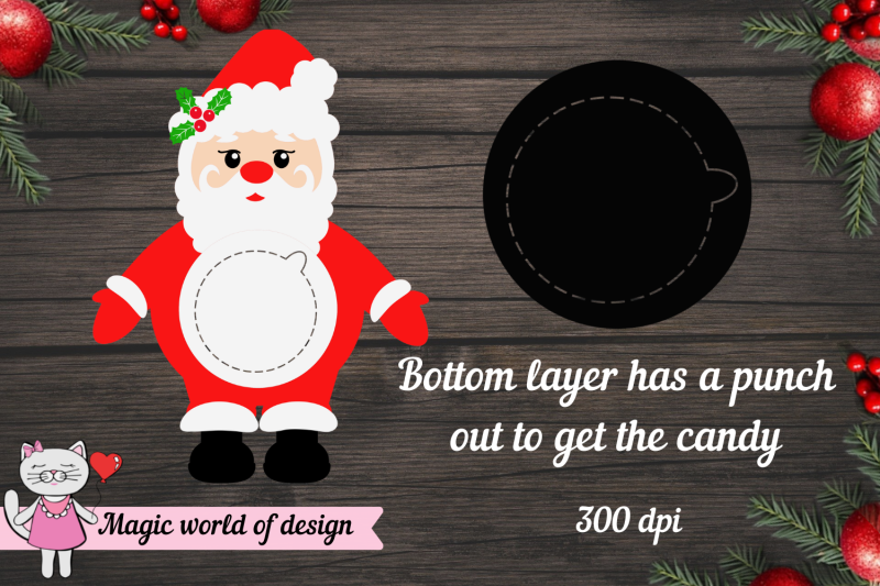 santa-claus-candy-dome-ornament-sweet-holder-design-svg