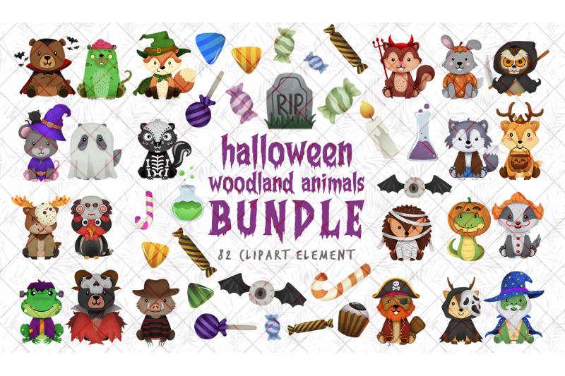 halloween-woodland-animals-bundle