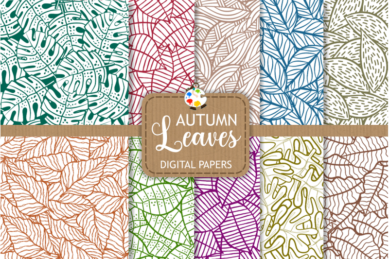 fall-leaves-seamless-vector-patterns