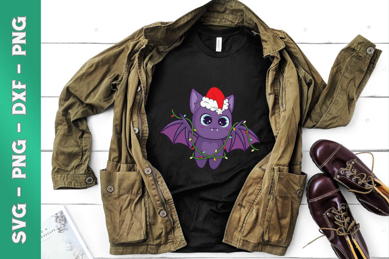 cute-bat-kawaii-animal-christmas