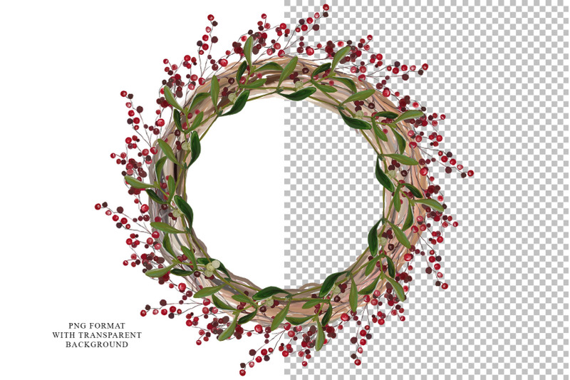 christmas-holiday-wreaths-png-poinsettia-flowers-frames