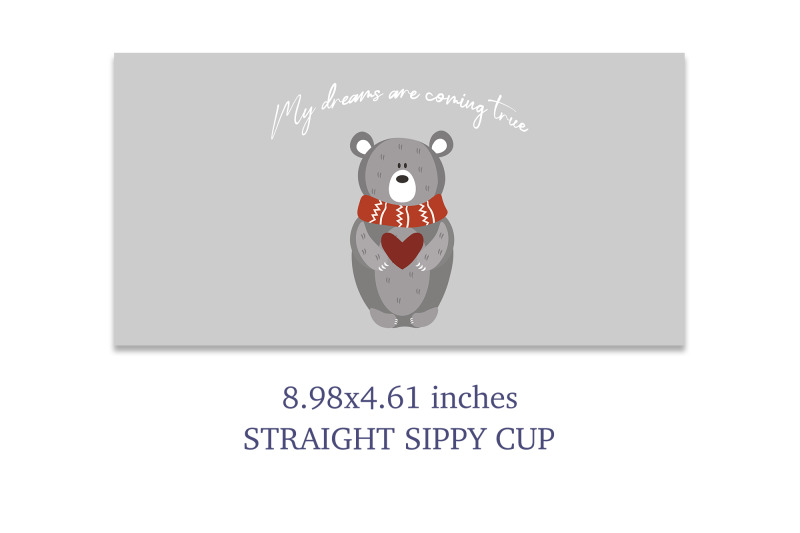 sippy-cup-sublimation-teddy-bear-png