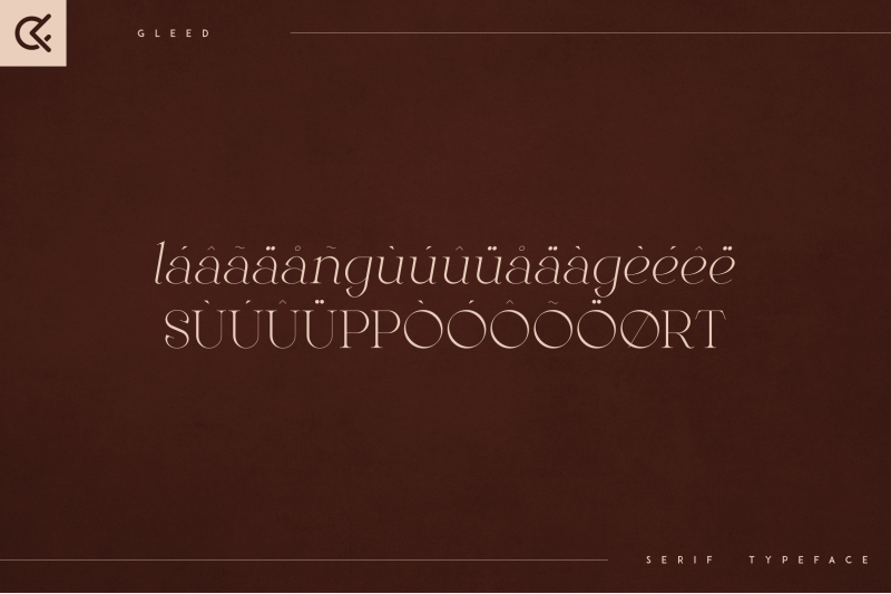 gleed-minimal-serif-typeface