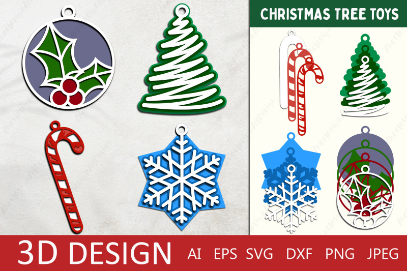 3d-christmas-tree-toys-bundle-layered-ornament-cut-file