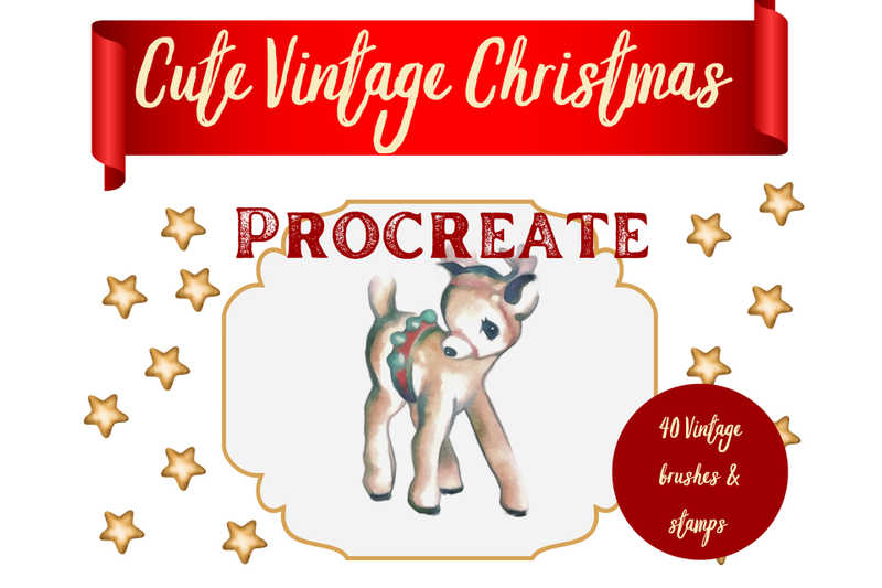 procreate-brushes-cute-vintage-christmas