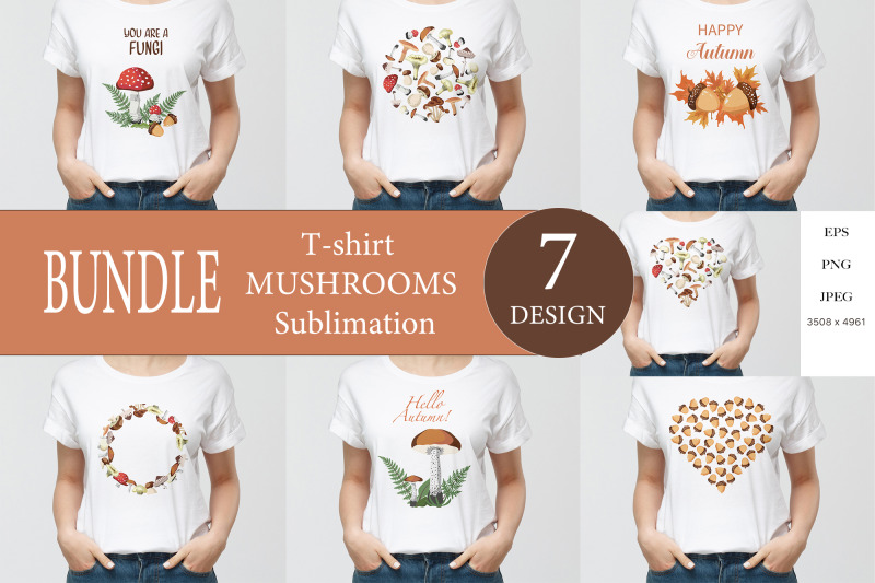 bundle-magic-mushrooms-t-shirt-png