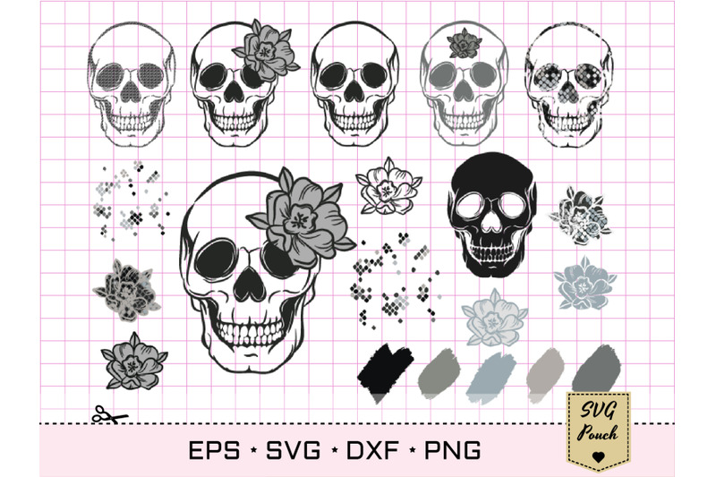 skull-svg-bundle-skull-and-roses-svg