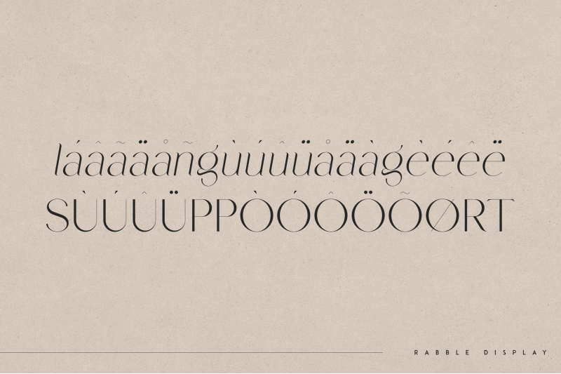 rabble-display-typeface