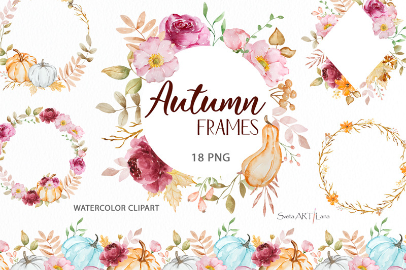 watercolor-autumn-frames