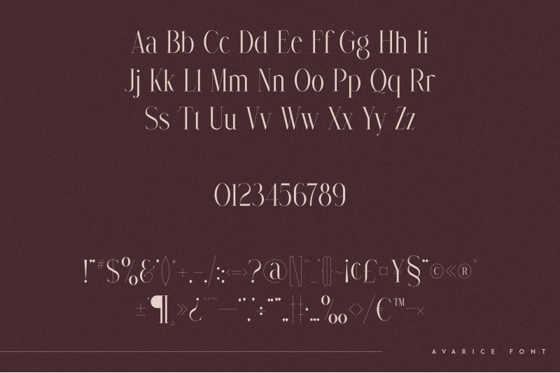 avarice-serif-typeface-4-fonts